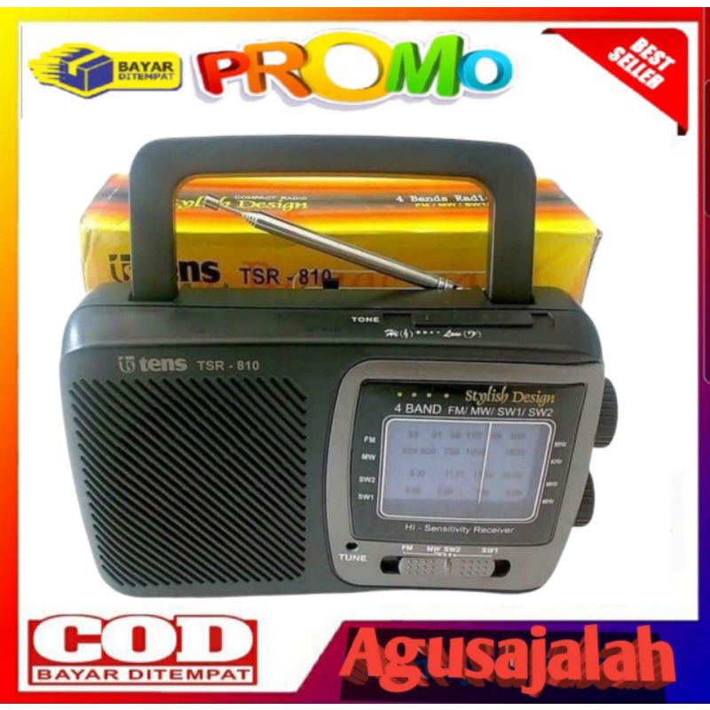 ✅COD RADIO TENS 810 AM FM SW ORIGINAL RADIO RODJA ORIGINAL SINYAL SENSITIF #RADIO FM #RADIO JADUL #R