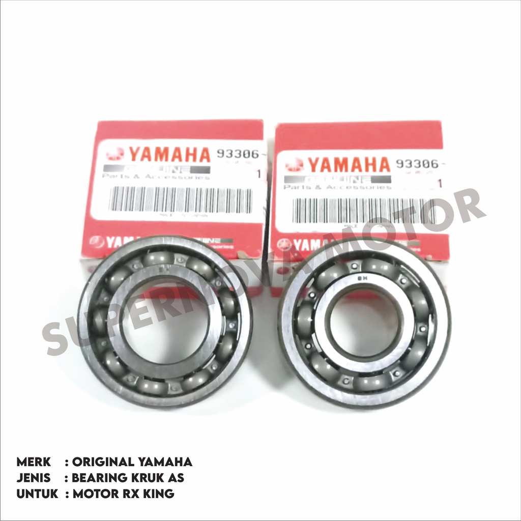 LAHER KRUK AS BEARING KRUK AS SET RX KING ORIGINAL YAMAHA 6304 6205