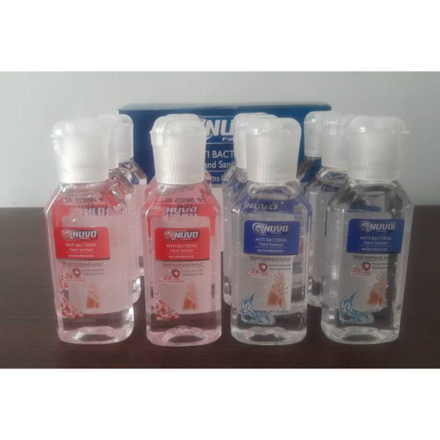 Nuvo Hand Sanitizer 50ml Grosir 1 Dus Free buble wrap