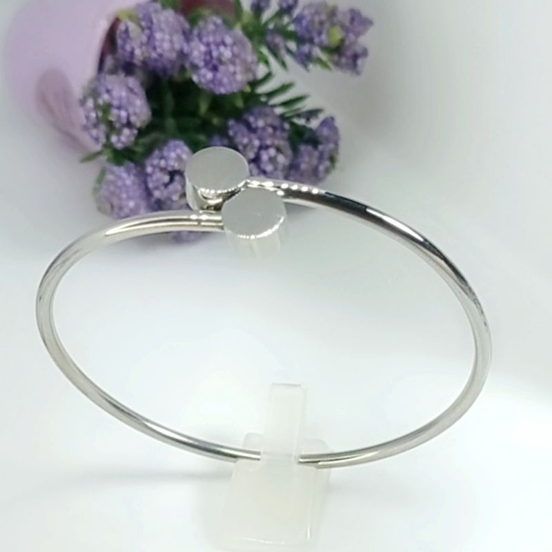 Gelang titanium anti luntur perhiasan wanita