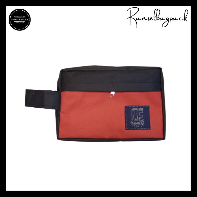 Pouch Travel Hand Bag Jinjing Daily Bag Kosmetik Original Resleting Multifungsi Wanita Cewek