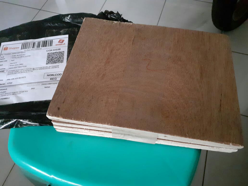 Triplek 9mm Plywood Multiplek Ukuran Bisa Custom Request Sesuai Permintaan