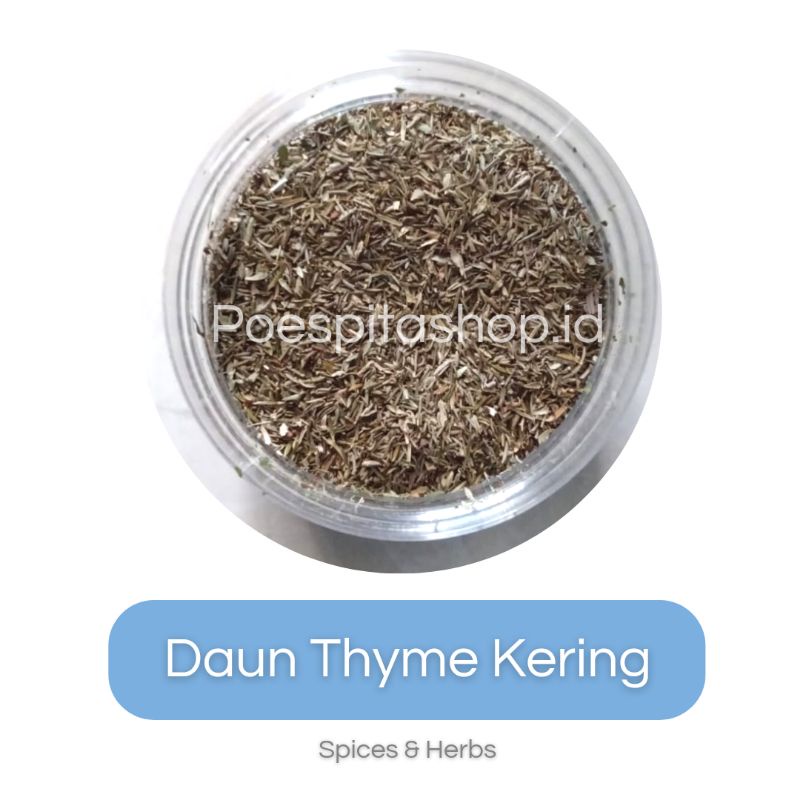 

Daun Thyme Kering/ Dried Thyme Leaves/ Rempah Herba Masakan