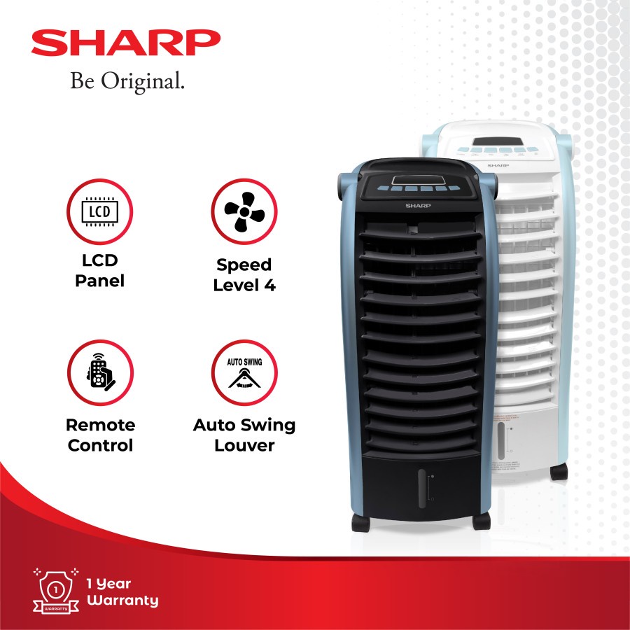 Air Cooler SHARP PJA36 6 Liter 65 Watt With Remote Control