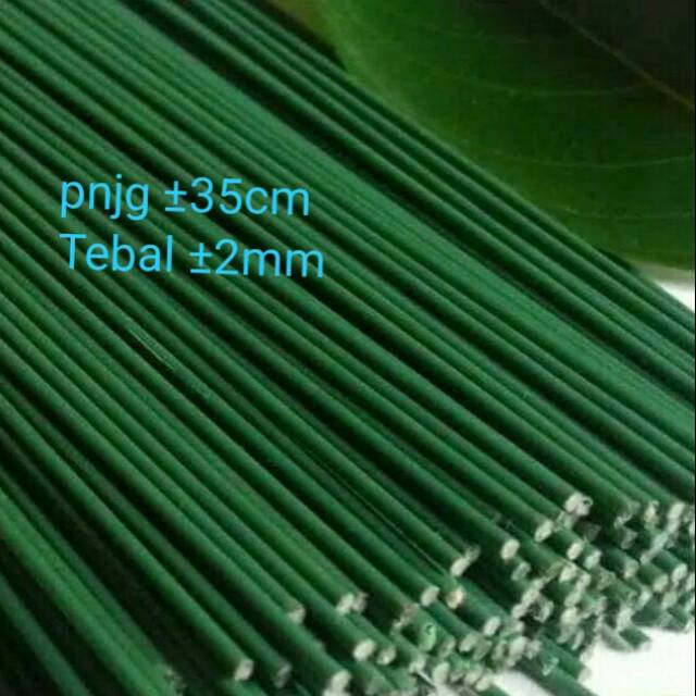 KAWAT TANGKAI BUNGA / KAWAT HIJAU / TANGKAI BUNGA / TANGKAI BUNGA PANJANG / TANGKAI BUKET / TANGKAI 