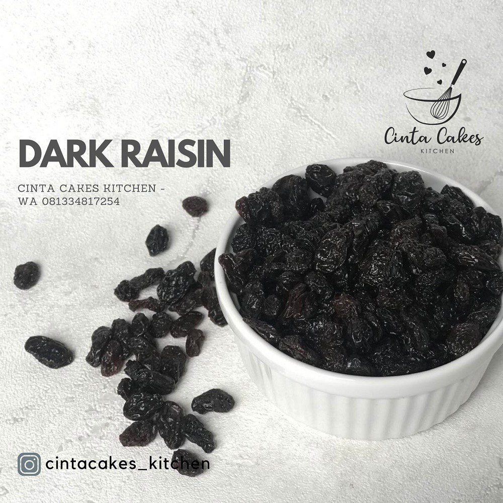 

Dark Raisin Kismis Hitam 1 Kg