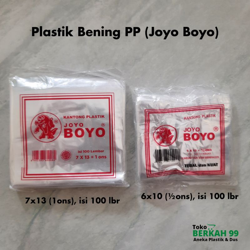Jual PROMO Kantong Plastik Joyo Boyo 1 Ons dan 1/2 ons serbaguna. isi
