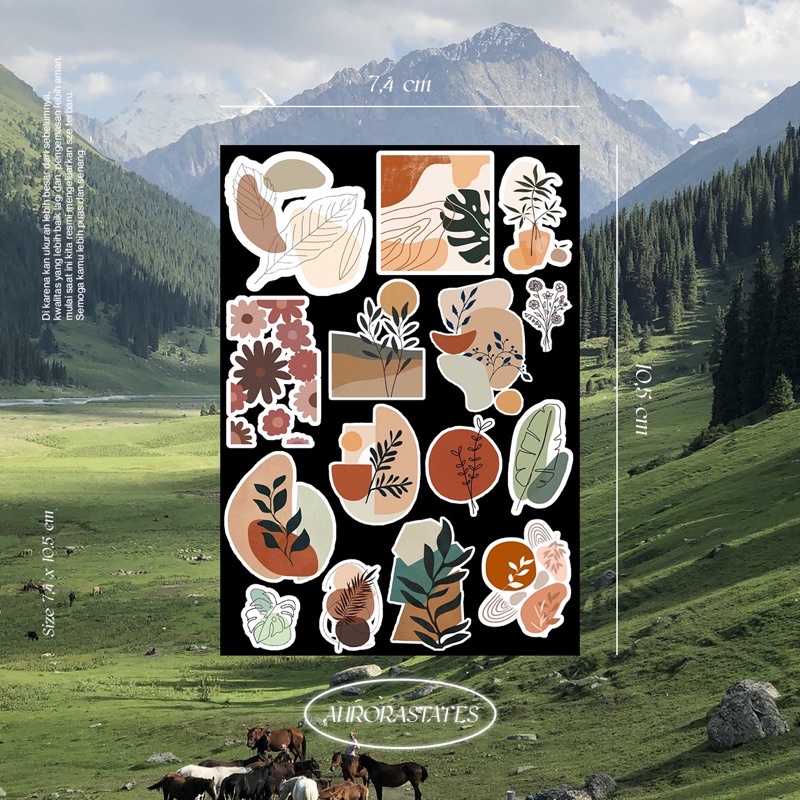 

(PART 2) BLACK SERIES | STICKER CASE BLACK AND WHITE | STICKER DECO | STICKER AESTHETIC