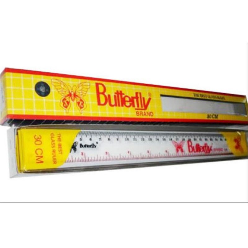 

Penggaris Butterfly 30cm
