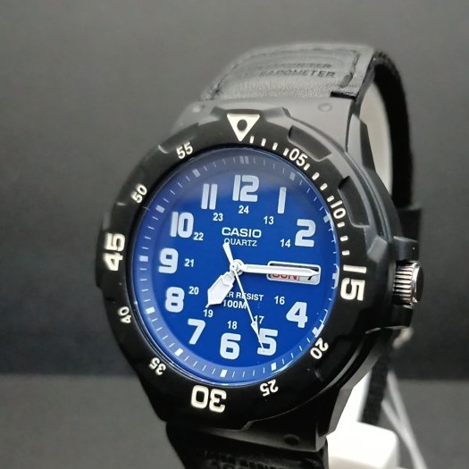 COD Jam Tangan Pria CASIO Analog Strap Kanvas MRW-200H Custom Original KEREN GARANSI KADO TERBARU