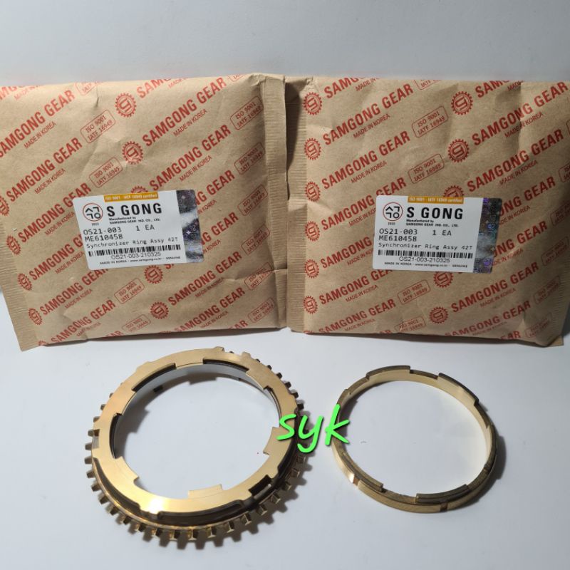 RING SYNCHRONIS ASSY PS110 ME 610458 ORI SAMGONG made in KOREA