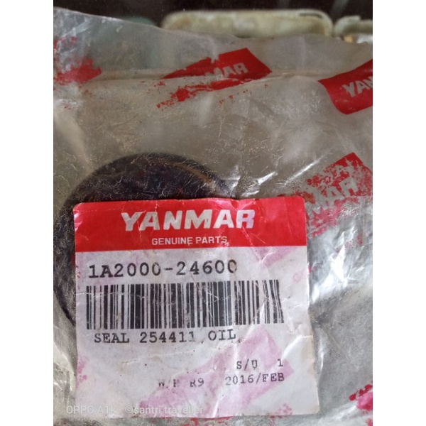 Oil seal 25 x 44 x 11 Original Cultivator Yanmar TE 550 N kode part  1A2000-24600 termurah
