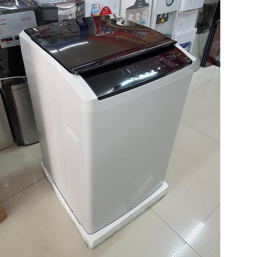 Jual Mesin Cuci 1 Tabung Sharp Esg 876 Pgy Top Loading 7 Kg Promo Termurah Indonesia Shopee Indonesia