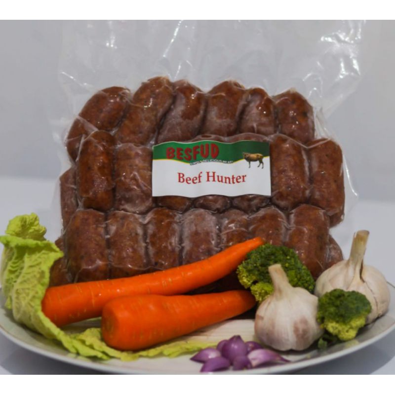 

BEEF HUNTER PREMIUM KHAS/ASLI BALI 1000GR. SOSIS DAGING SAPI BALI