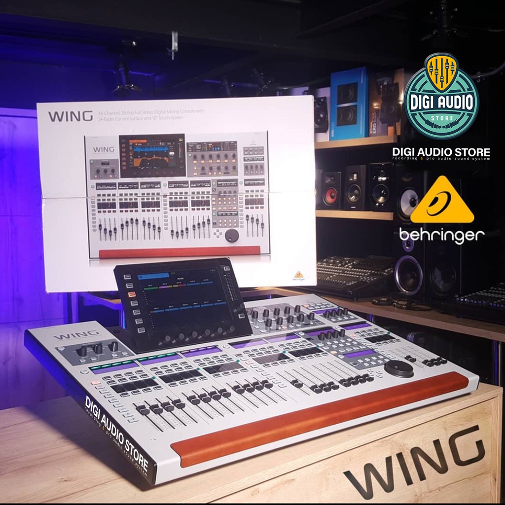 Digital Audio Mixer Behringer Wing - 48 Channel For Live &amp; Recording - 8 Midas Preamp - Garansi 1 Th