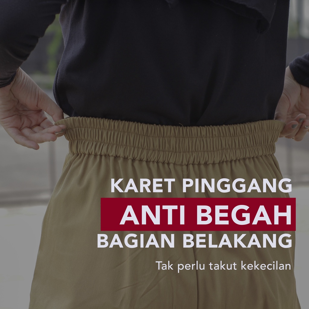 Kanjengayu - Celana Kulot Cullote Highwaist Loose Pants Original Seri B