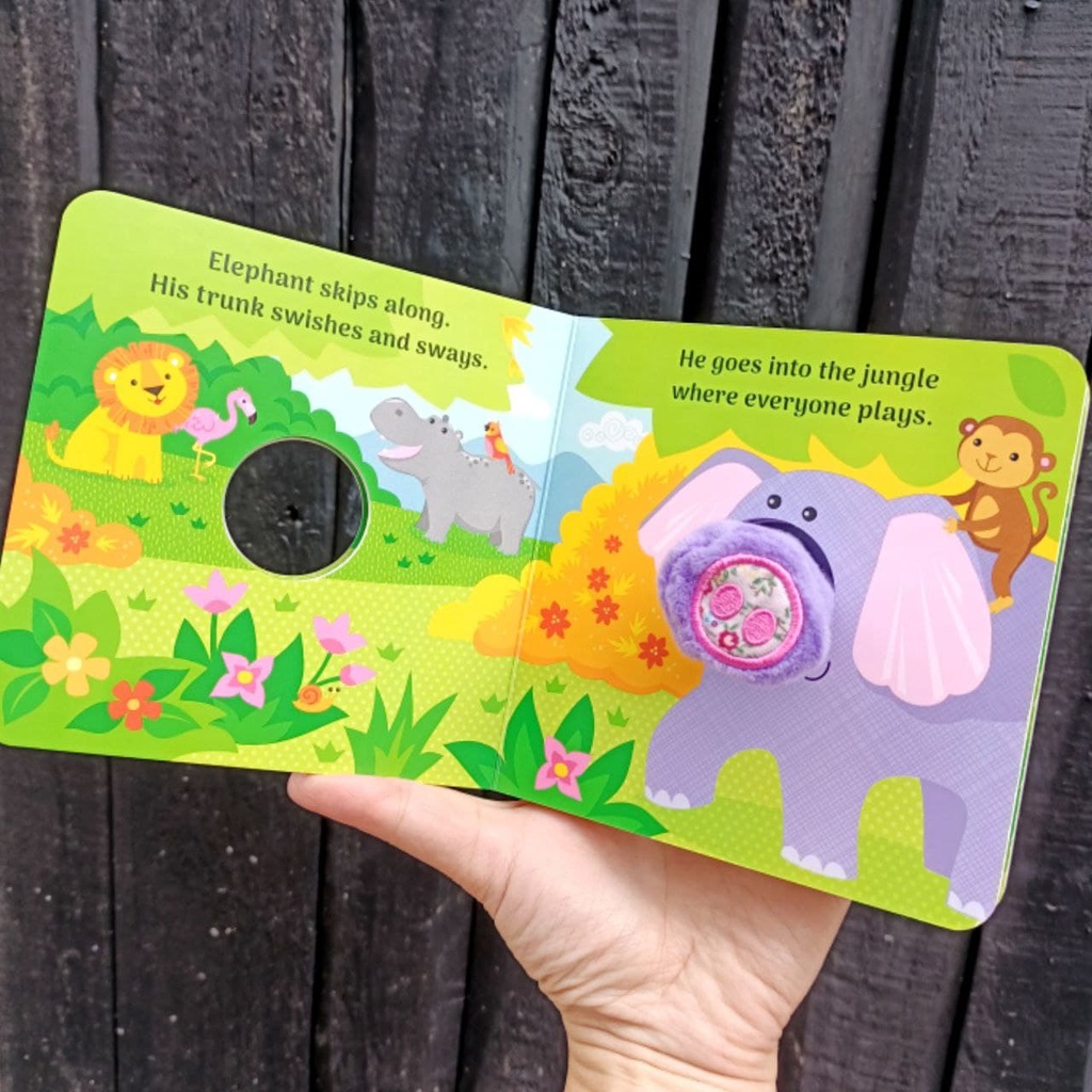 [Igloo Books] Bebek Kecil Finger Puppet Story Board Book (Bebek Kecil & Elephant)-5
