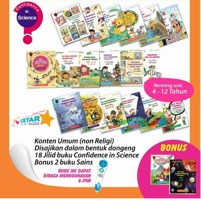 Buku Confidence In Science Vol 1 - Mizan Set Book