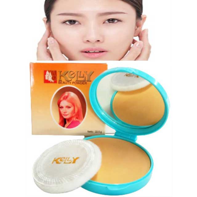 Bedak Kelly Compact Powder / Bedak Padat Kelly 22,5 gr Original