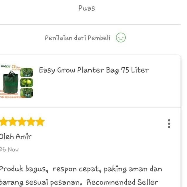 ✭ Easy Grow Planter Bag 75 Liter ➽