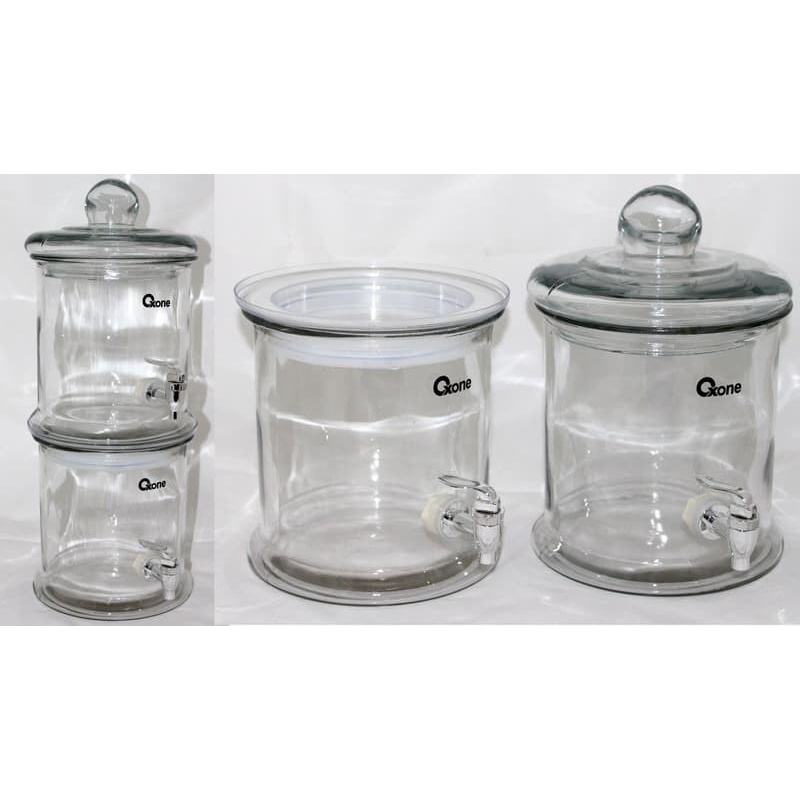 Tempat Minum Oxone OX-336 2 Tires Glass Decanter Oxone - Kaca