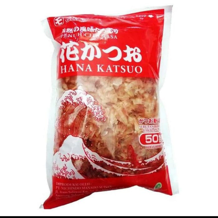 

10cscss Katsuobushi Jepang Halal Hana Katsuo Bonito Flakes / Cakalang 50Gr Dscscv