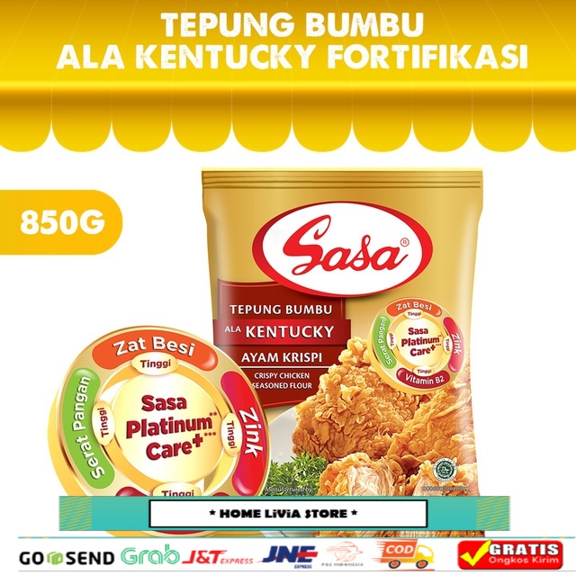 

Sasa Tepung Bumbu Ala Kentucky 850 gr