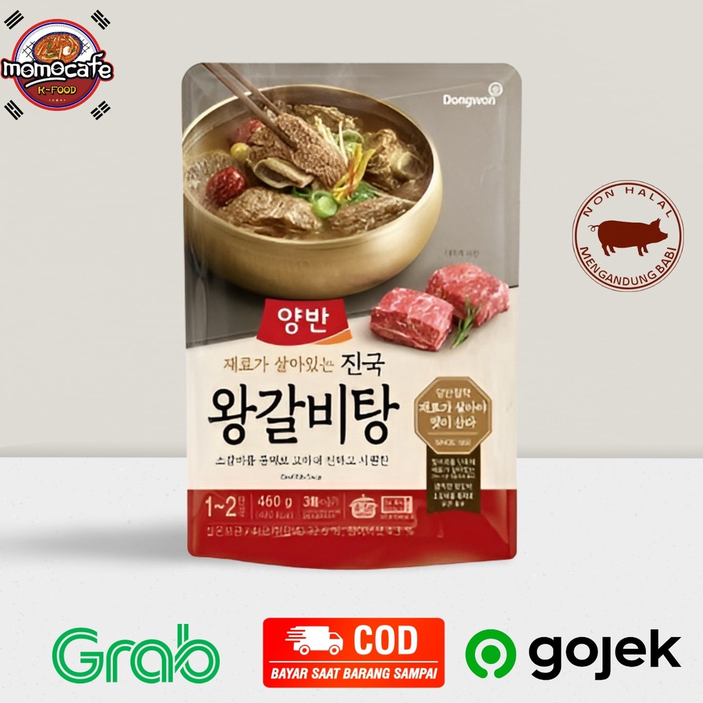 

Dongwon Yangban Wang Kalbi 460g - Sup Iga Sapi Traditional Made In Korea