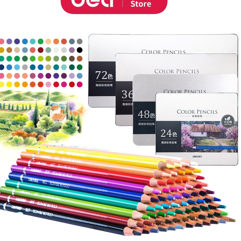 

Promo >> Rzv10 Deli High-grade Oil Pencil Color Pensil Warna Minyak 48/72 Warna 6567 6568