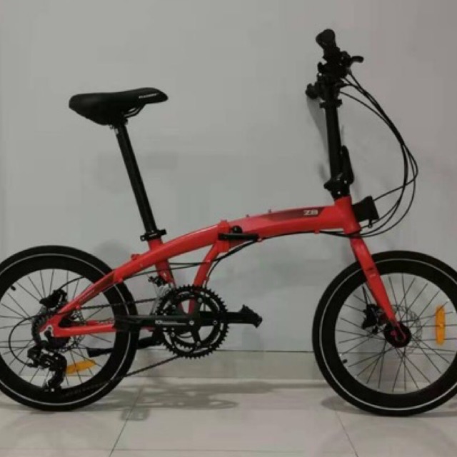 Sepeda Lipat 20 Ecosmo Z8 2x8speed hidrolic