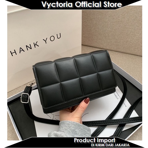 (COD) Vyctoria VOS12414 Tas Selempang Wanita Murah Import Handbag Promo JTF12414 CR7410 12414 7410