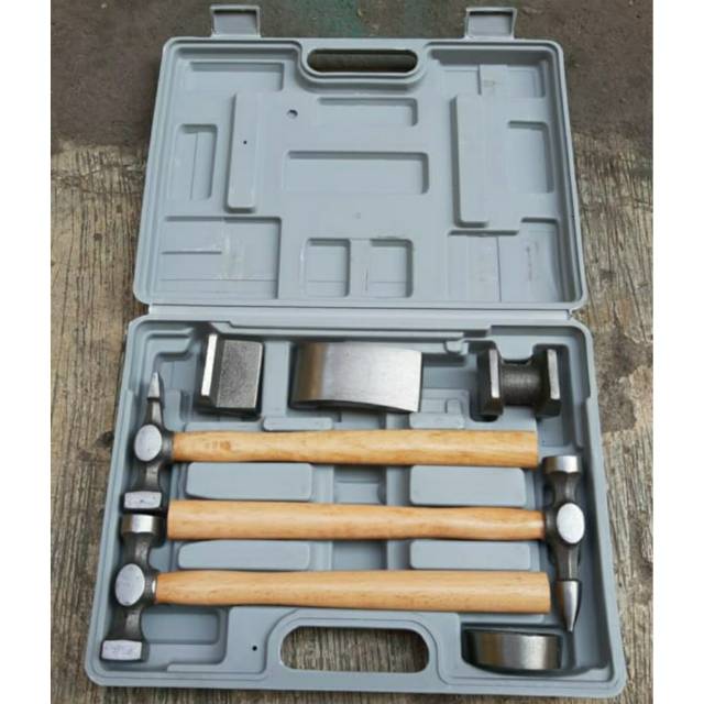 Palu ketok mejik lengkap 7 pcs Repair Auto Body Kit Set ARK palu ketok Magic