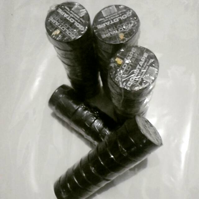 

Isolasi listrik isolasi kabel goldtape hitam