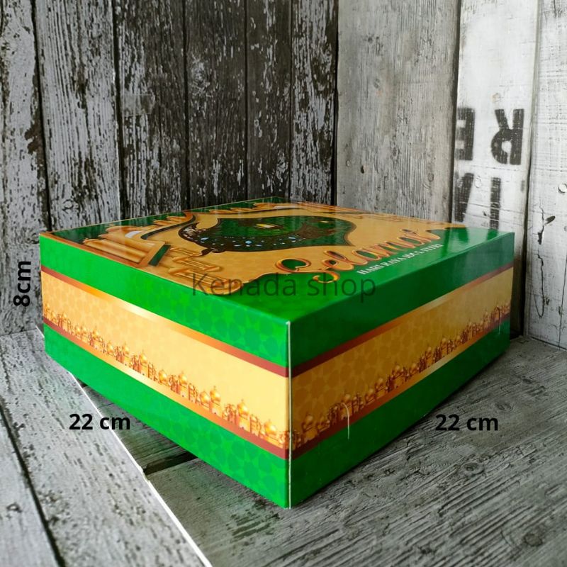 

Spring -Box Kue ukr 22 Packaging Idul fitri ( harga per 5 pcs)
