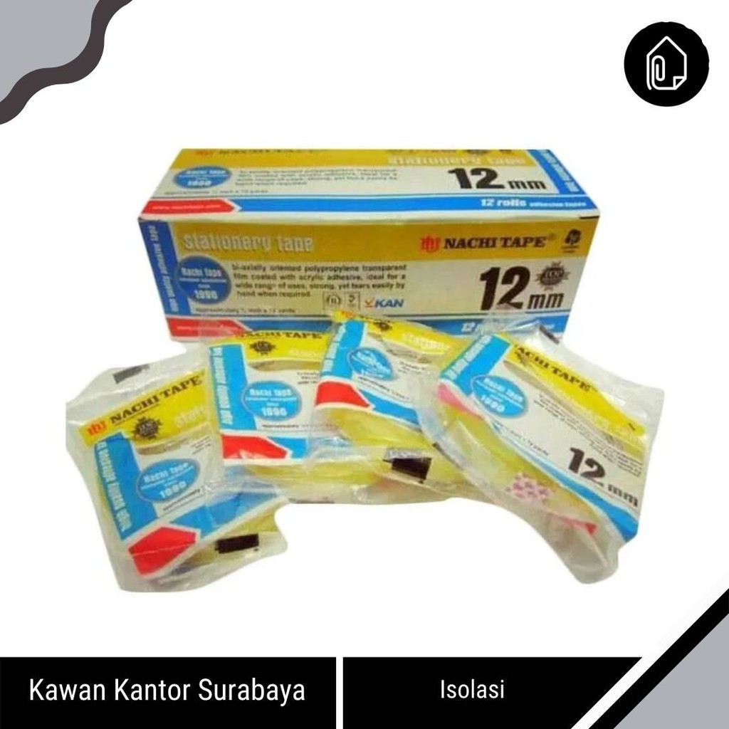 

Isolasi Nachi Bening Ukuran 1/2x72