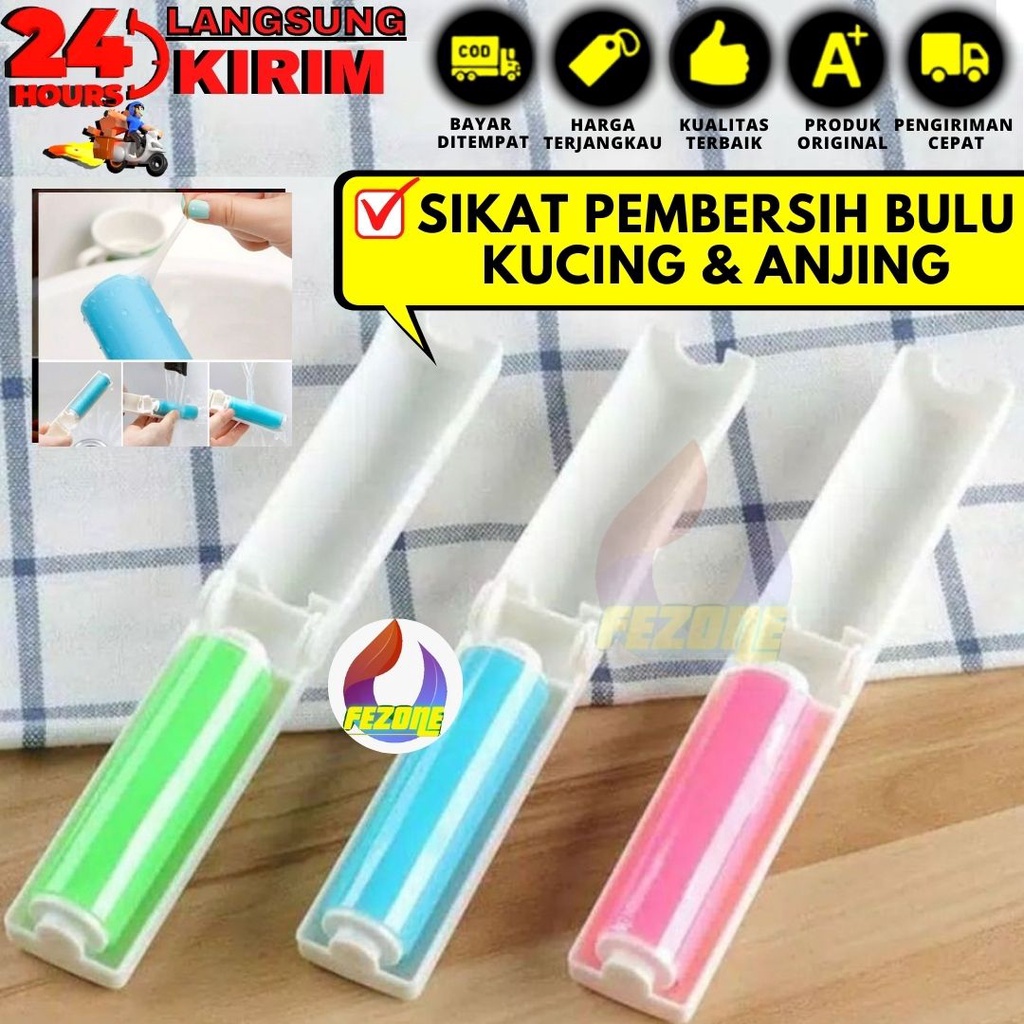 Mini Pet Roller Pembersih Bulu Washable Sticky Buddy Bright Lint Roler Rol Roll Membersihkan dengan Mudah dan Cepat FEZONE