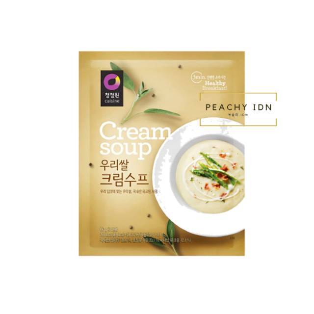 

MAKANAN KOREA CHUNG JUNG ONE INSTANT CREAM SOUP (KRIM SUP) IMPOR KOREA 60 GR