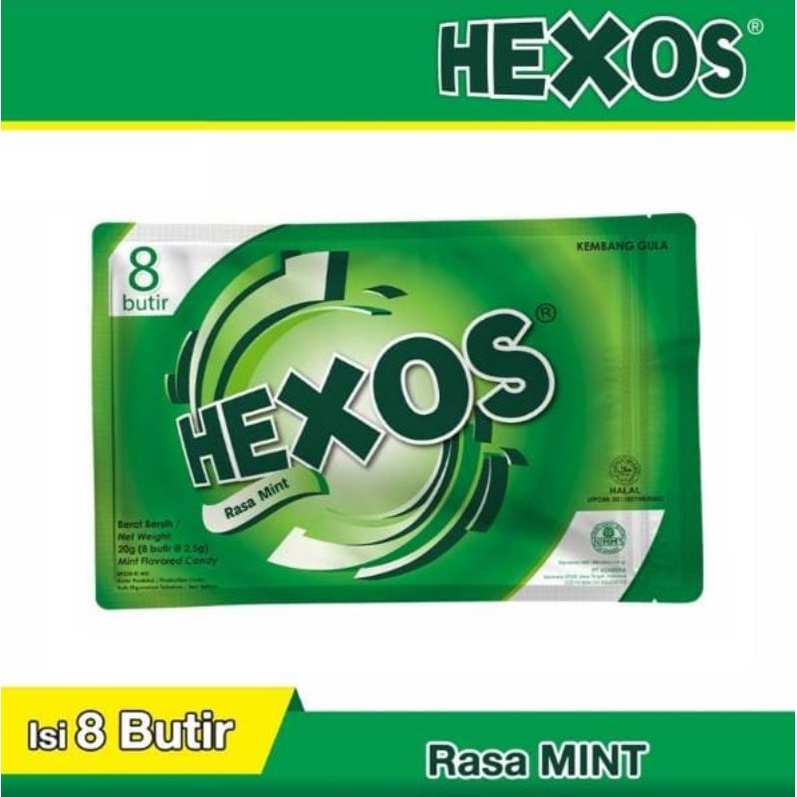 

Permen HEXOS Mint 20g