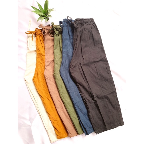 CELANA 7/8 LINEN BARA