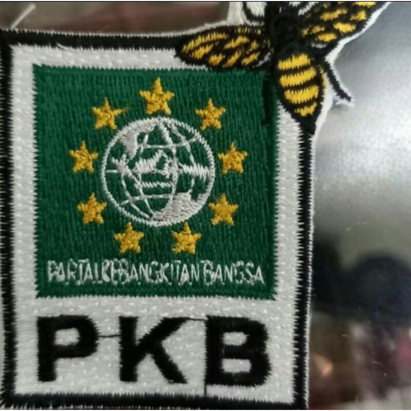 BEDGE PKB/ EMBLEM PKB/ BORDIR/ LOGO PARTAI PKB BARU