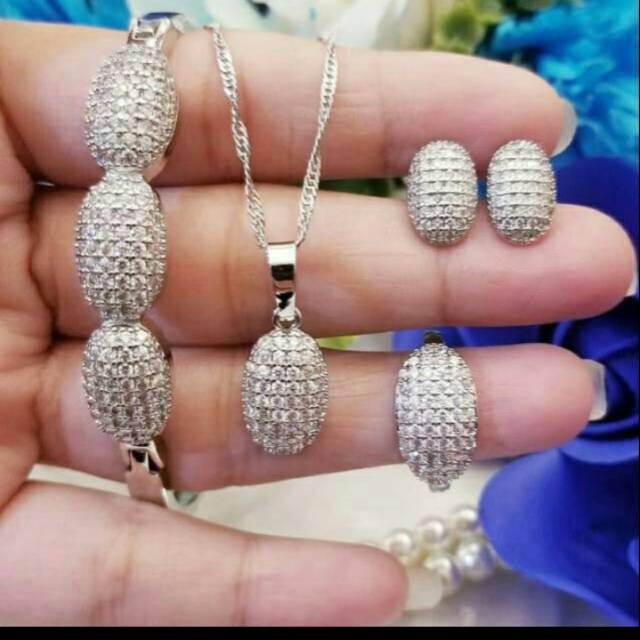 Xuping set perhiasan lapis emas 24k