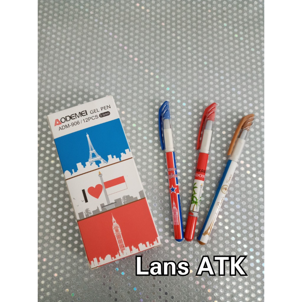 

Pulpen / Ballpoint AODEMEI ADM-906 Gel Pen 0.5mm Fancy /pcs