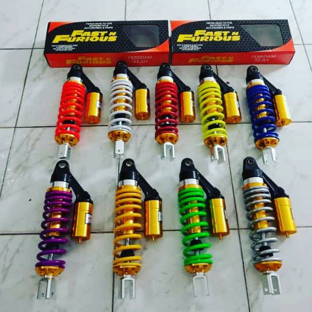 Shock breaker tabung atas matic 310 mm mio, beat, scoopy, nex, spin, skywave, skydrive, xeon, fino, genio, dll