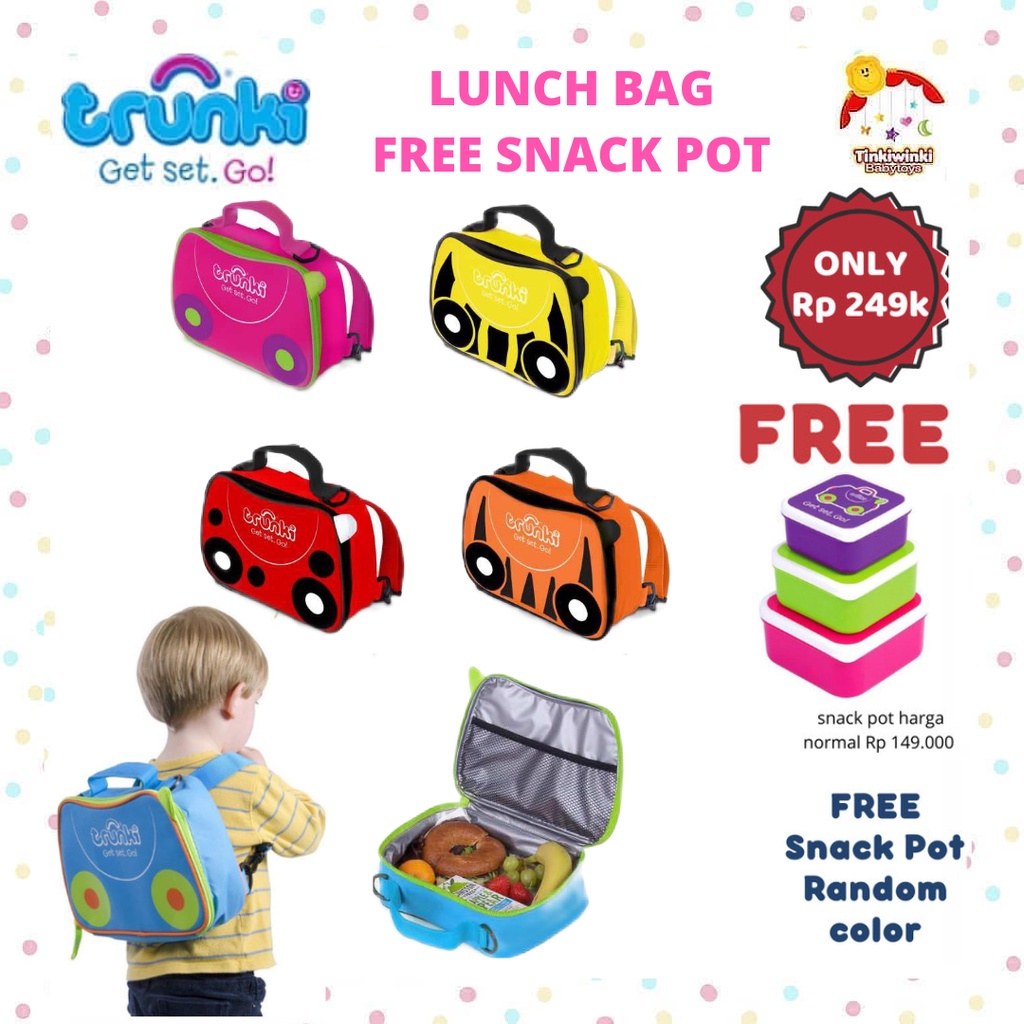 Trunki Lunch Bag FREE Snack Pot