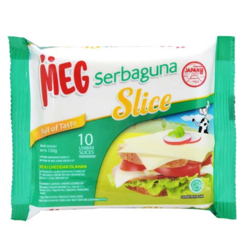 

Keju Meg Serbaguna Slice 10s