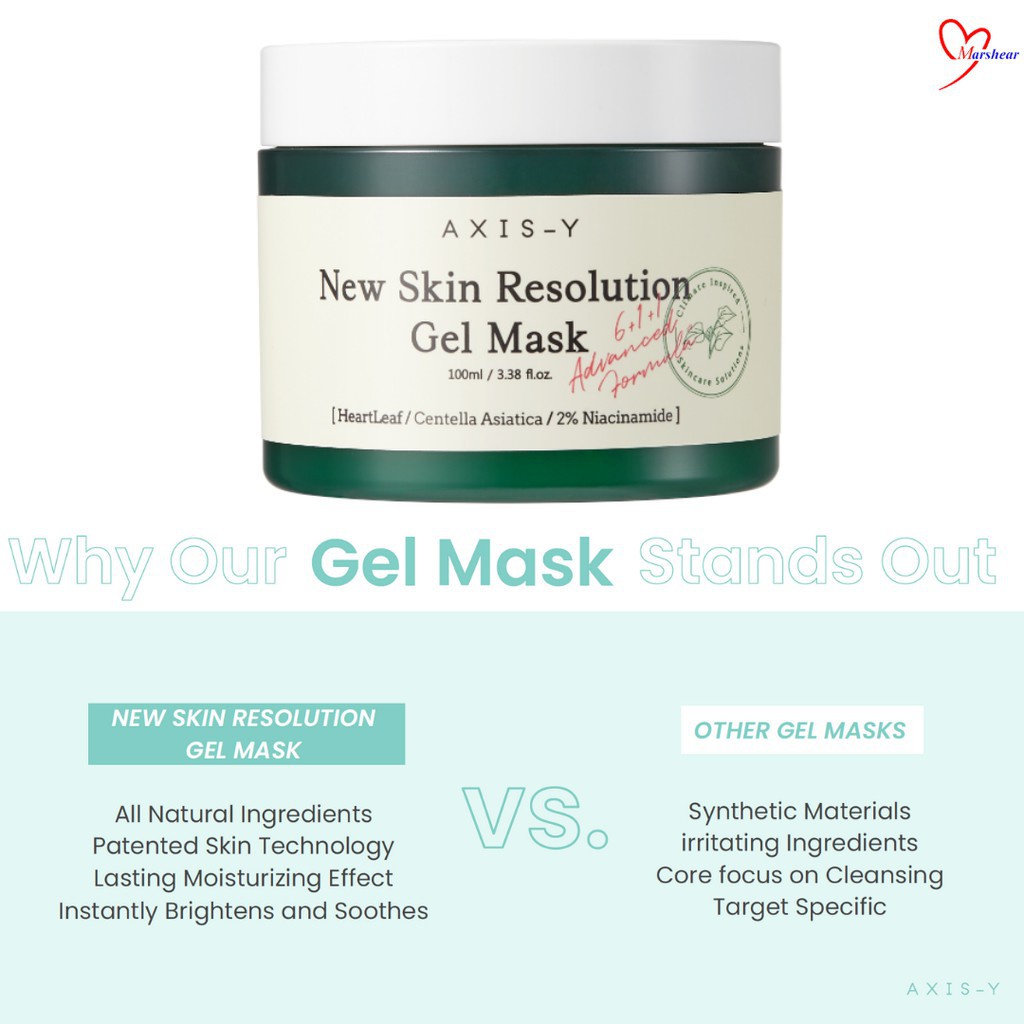 [NEW] Axis Y New Skin Resolution Gel Mask 100ml / Gel Mask