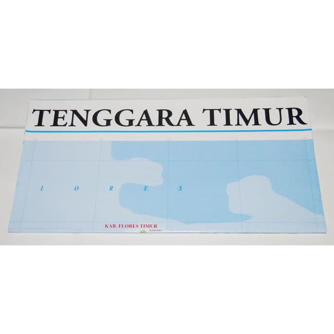 Jual BARU PETA PROVINSI NUSA TENGGARA TIMUR (LIPAT) (KODE 007) | Shopee ...