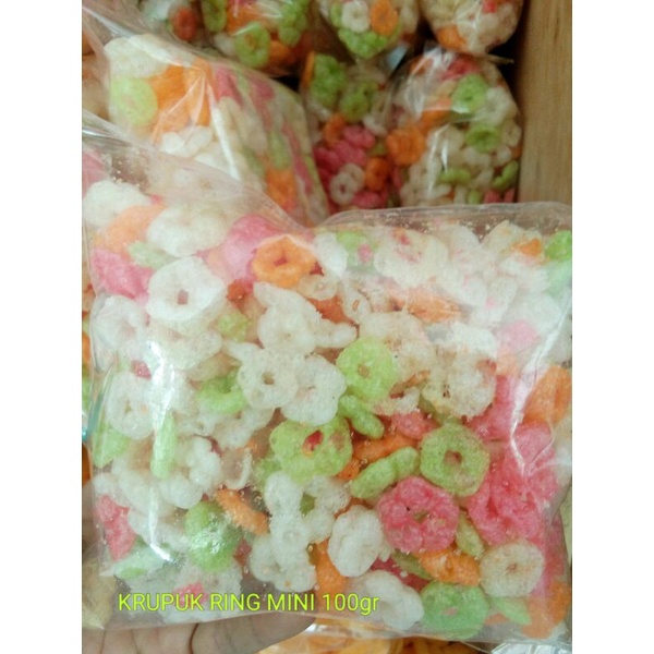 

KRUPUK RING MINI/KRUPUK KRIUK 100gr