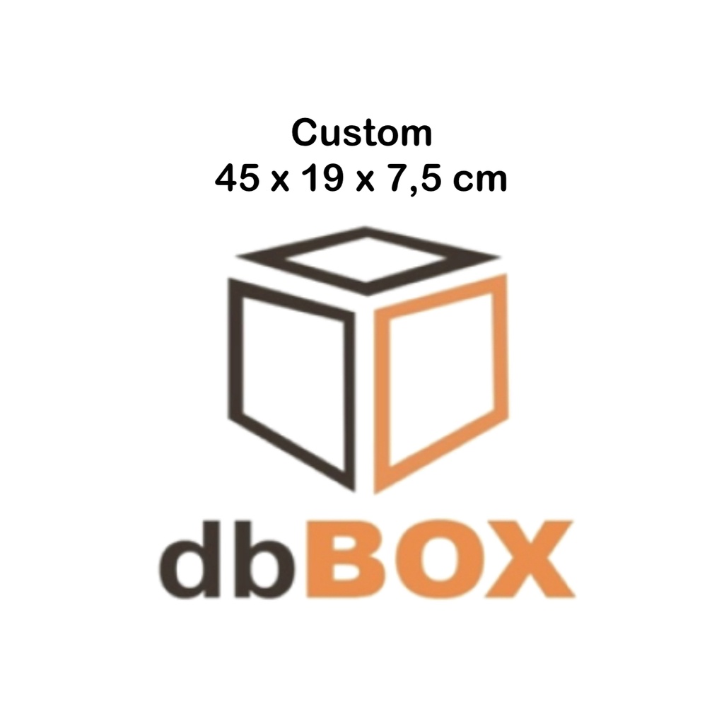 

Custom kardus die cut 45x19x7,5 cm --Die Cut dan easy usage--