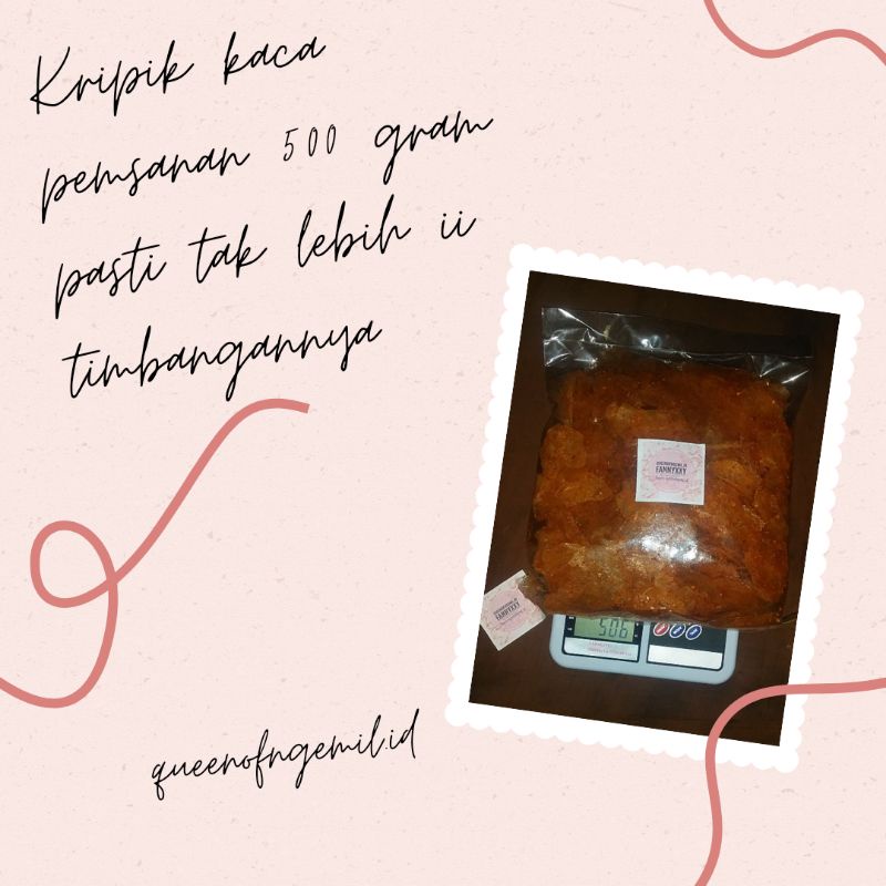 

❤KRIPIK KACA SUPER RENYAH 250/500 GRAM❤